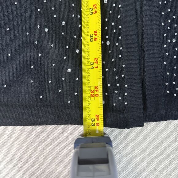 JM Collection Embellished Open Cardigan Sweater Rayon Blend - Picture 9 of 16